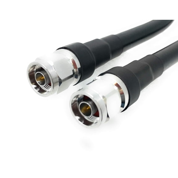 RiteAV - N-Male to N-Male Ultra Low Loss RFC600 50 Ohm - 50 Foot (15 Meter)
