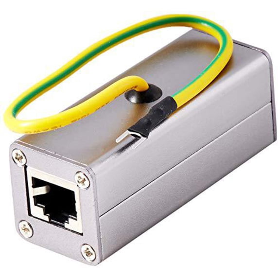 RiteAV - Outdoor Ethernet POE+ / RJ-45 Surge Protector (Shielded) for Thunder & Lightning Protection (Gigabyte)