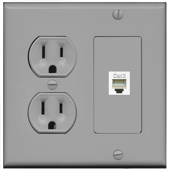 Tel Outlet Phone Wall Plates