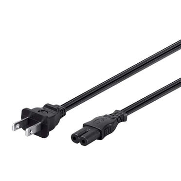 Non-Polarized 2-Pin Power Cord With Ears For Vintage TV Stereo Radio – 6ft By Northwest Trade Post