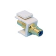 thumbnail image 1 of RiteAV RCA Blue Keystone Coupler Light Almond Female/Female, 1 of 1
