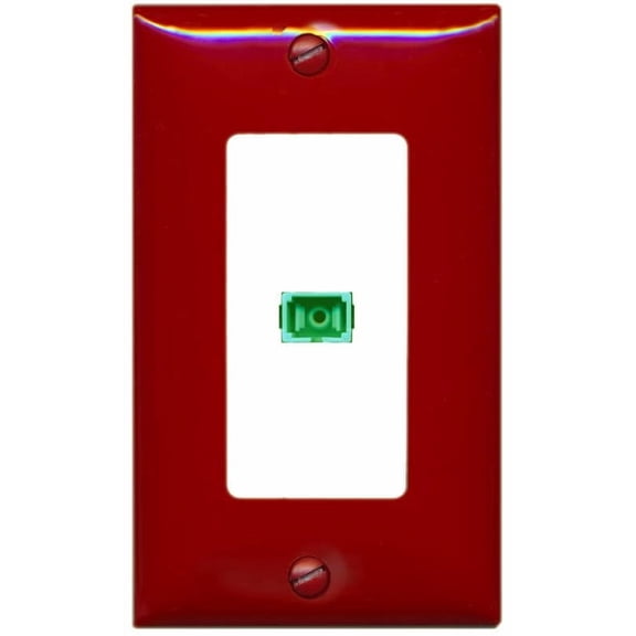 RiteAV SC-APC-SX Wall Plate [Red-White]