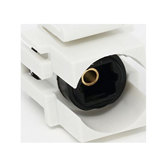 RiteAV Toslink Keystone Jack Coupler Female to Female - White