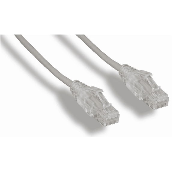 RiteAV - Ultra Slim, Tested Cat6 High Density Network Ethernet Cable - Gray - 20ft (10 Pack)