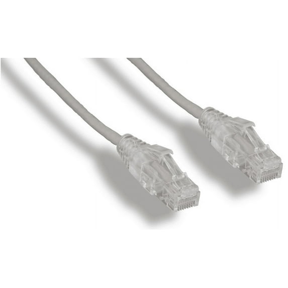 RiteAV - Ultra Slim, Tested Cat6 High Density Network Ethernet Cable - Gray - 0.5ft (10 Pack)