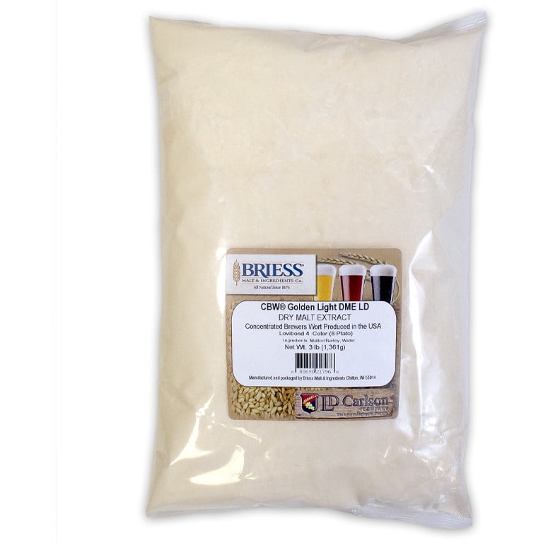 Briess Golden Light Dry Malt Extract 3 Lb