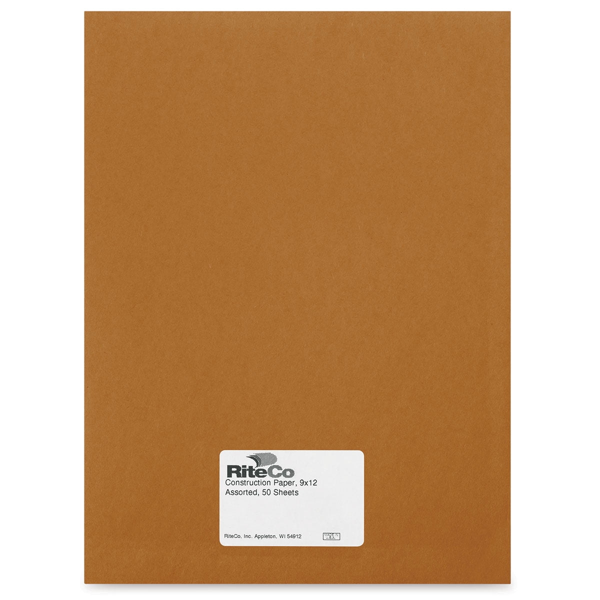 Riteco 24101 Construction Paper by White, 9 x 12