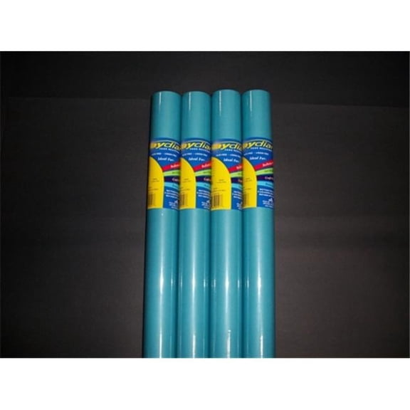 RiteCo Raydiant 80193 Riteco Raydiant Fade Resistant Art Rolls Turquiose 48 In. X 12 Ft. 4 Pack