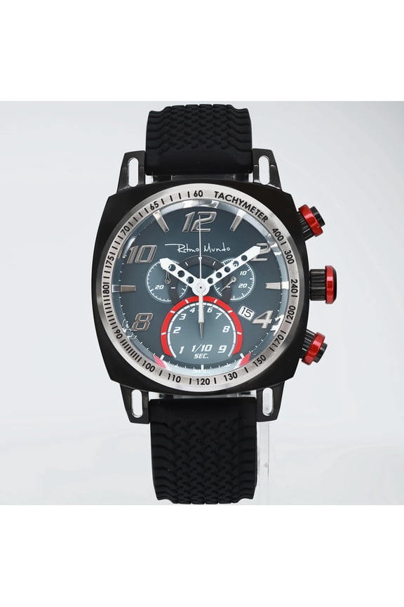 Racer 20th Anniversary PVD Steel Gray Dial Quartz Men Watch 2222/4