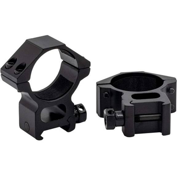 Riton Optics 34mm Riflescope Rings, Set of 2, Black, High