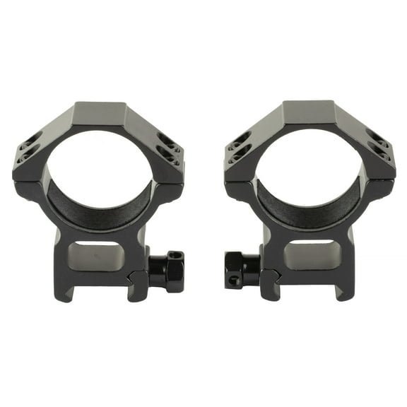 Riton Optics 34mm Riflescope Rings, Set of 2, Black, High