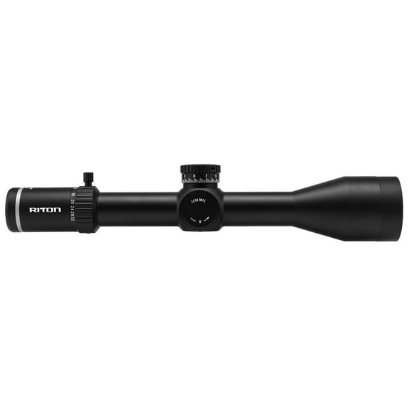 Riton Optics 7 Conquer 4-32x 56mm Riflescope, 34mm Tube, First Focal Plane, MRAD Illuminated/Illuminated PSR, Black
