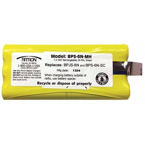 Ritron Battery Pack,NiMH,7.5V,For Jobcom BPS-6N-MH