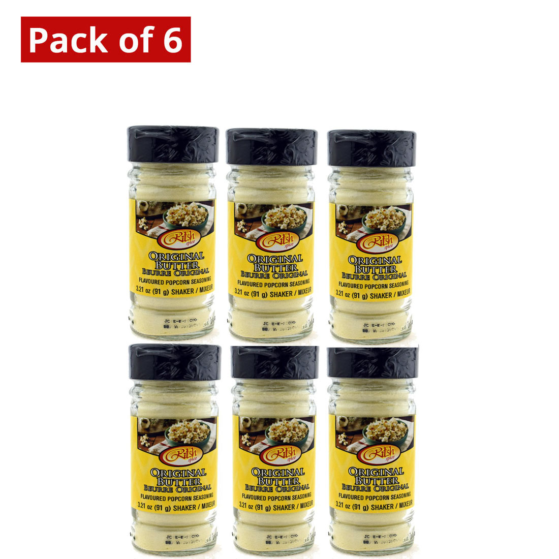 Ritsh Spice Original Butter Flavoured Popcorn Seasoning Shaker Pack