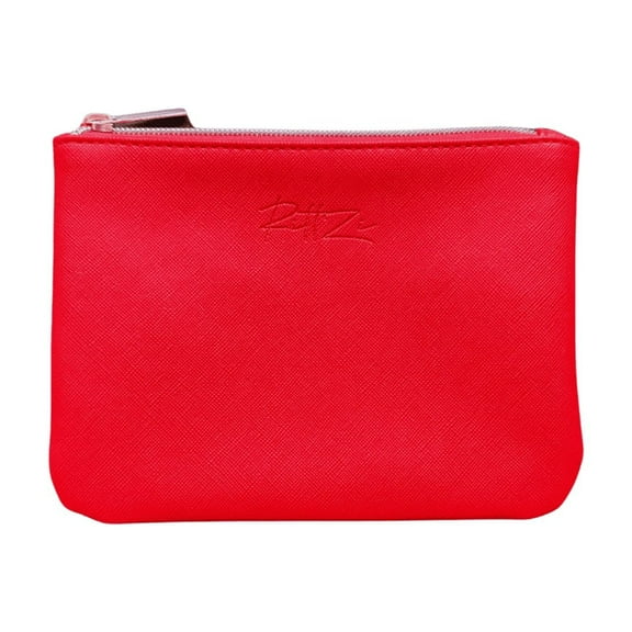 RittZi Radiant Rouge Cosmetic Bag - Slim Makeup Organizer