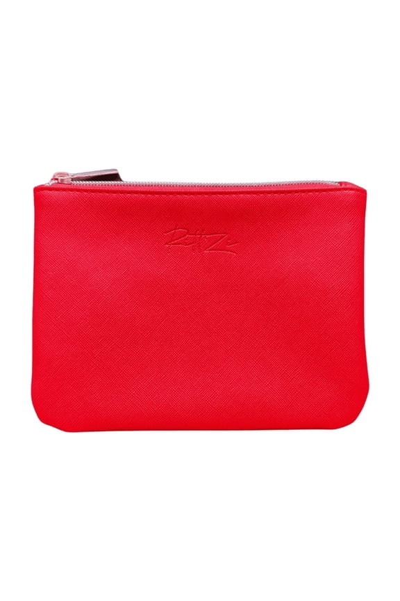 Radiant Rouge Cosmetic Bag - Slim Makeup Organizer