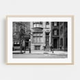 thumbnail image 1 of Rittenhouse Architectural 01 B&W - Philadelphia Pennsylvania Photography Black and White Architecture City Street Photography Vintage Cityscape Oak Framed Wall Art Print 12 x 18 inches, 1 of 6