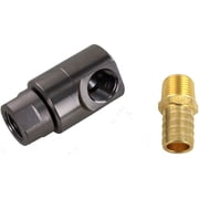 Rittenhouse Super Swivel Heavy-Duty Hose Reel Swivel 1/2-Inch NPT with Brass Hose Barb Fitting 3/4-Inch Hose Barb x 1/2-Inch MNPT - Bundle, 2 Items