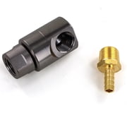Rittenhouse Super Swivel Heavy-Duty Hose Reel Swivel 1/2-Inch NPT with Brass Hose Barb Fitting 3/8-Inch Hose Barb x 1/2-Inch MNPT - Bundle, 2 Items