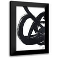 thumbnail image 1 of Ritter, Gina 11x14 Black Modern Framed Museum Art Print Titled - Noir Strokes III, 1 of 5