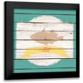 thumbnail image 1 of Ritter, Gina 12x12 Black Modern Framed Museum Art Print Titled - Fresh Market Teal I, 1 of 5