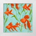 thumbnail image 1 of Ritter, Gina 12x12 White Modern Wood Framed Museum Art Print Titled - School of Fish II, 1 of 4
