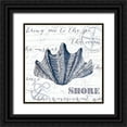 thumbnail image 1 of Ritter, Gina 15x15 Black Ornate Wood Framed with Double Matting Museum Art Print Titled - Indigo Shell I, 1 of 4