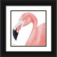 thumbnail image 1 of Ritter, Gina 15x15 Black Ornate Wood Framed with Double Matting Museum Art Print Titled - Pink Party of Four IV, 1 of 4