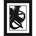 thumbnail image 1 of Ritter, Gina 18x24 Black Ornate Wood Framed with Double Matting Museum Art Print Titled - Noir Strokes II, 1 of 4