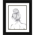 thumbnail image 1 of Ritter, Gina 19x24 Black Ornate Wood Framed with Double Matting Museum Art Print Titled - Messy Bun I, 1 of 4