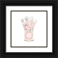thumbnail image 1 of Ritter, Gina 20x20 Black Ornate Wood Framed with Double Matting Museum Art Print Titled - Makeup Brushes I, 1 of 4