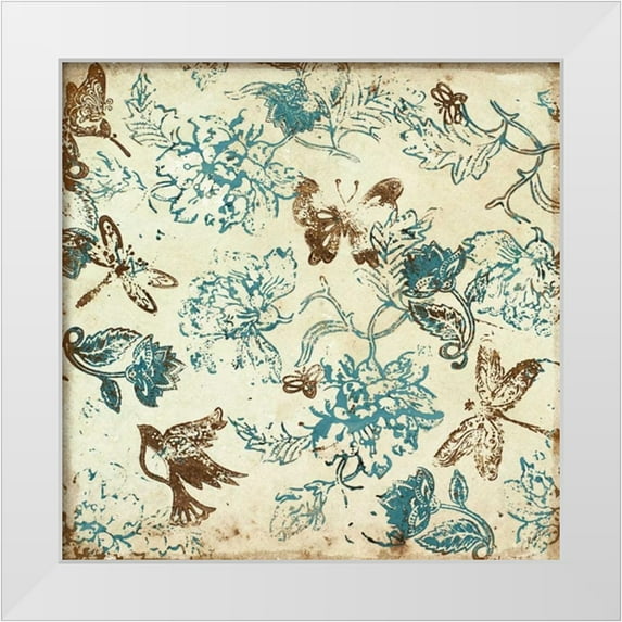 Ritter, Gina 20x20 White Modern Wood Framed Museum Art Print Titled - Natures Soiree I