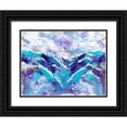 thumbnail image 1 of Ritter, Gina 24x19 Black Ornate Wood Framed with Double Matting Museum Art Print Titled - Ocean Waves, 1 of 4