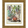 thumbnail image 1 of Ritter, Gina 25x32 Gold Ornate Wood Framed with Double Matting Museum Art Print Titled - Desert Garden II, 1 of 4