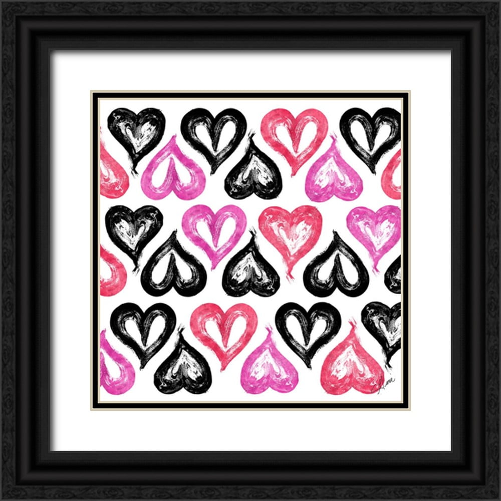 Ritter, Gina 26x26 Black Ornate Wood Framed with Double Matting Museum ...