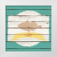 thumbnail image 1 of Ritter, Gina 26x26 White Modern Wood Framed Museum Art Print Titled - Fresh Market Teal I, 1 of 4
