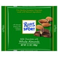 thumbnail image 1 of Ritter Sport Milk Chocolate with Whole Almonds Bar, Gluten Free, 3.5 Ounce (Pack of 11), 1 of 6