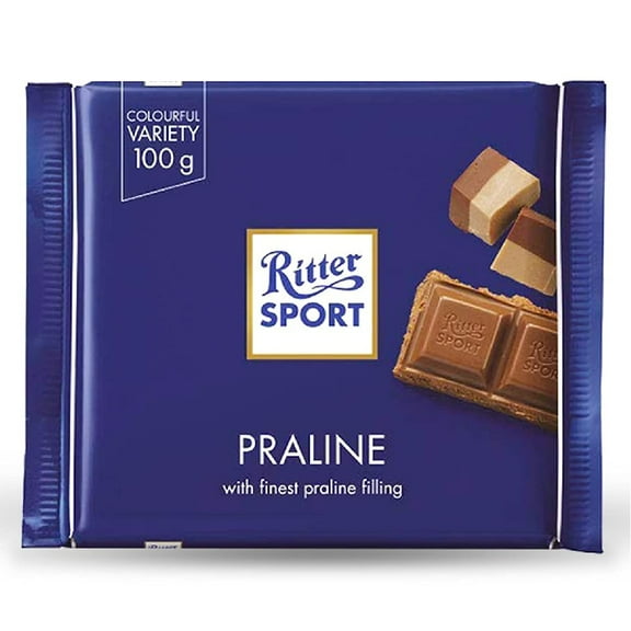 Ritter Sport Nougat 100g (Pack of 3)