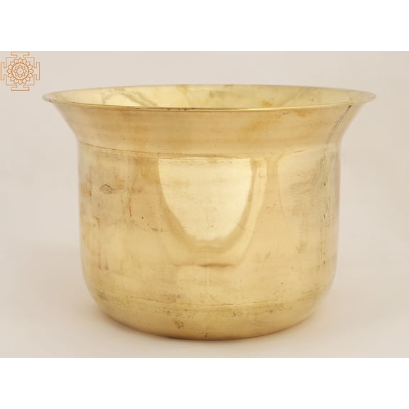 Ritual Brass Prasadam Container