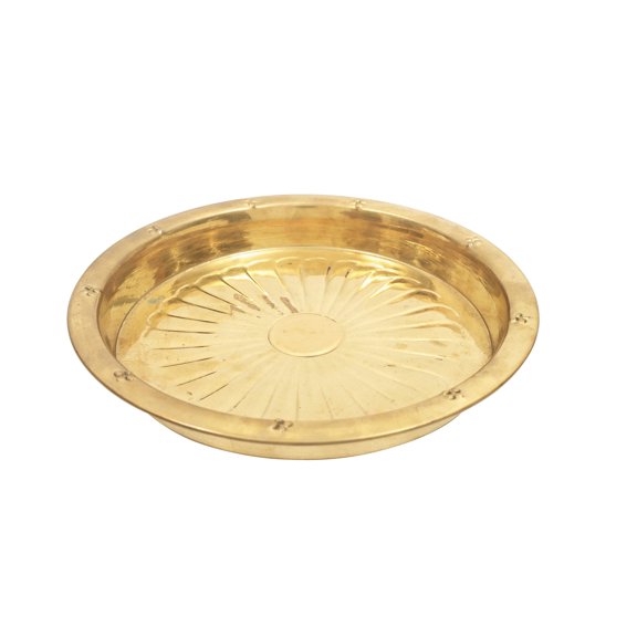 Ritual Thali with Floral Design