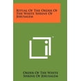 thumbnail image 1 of Ritual of the Order of the White Shrine of Jerusalem (Paperback), 1 of 1