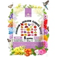 thumbnail image 1 of RitualBoxy 6 Varieties 1,500+ Seeds Flower Garden Bulk Pack – Annual Flowers to Attract Butterflies, Other Pollinators – Non-GMO Heirloom Seeds for Planting Outdoor, DIY Home Garden Gift, 1 of 7