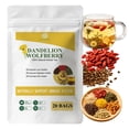 thumbnail image 1 of RitualBoxy Dandelion Wolfberry Tea Bags 20 Packs – Herbal Tea Bags Liver Support Herbal Blend with Chrysanthemum, Cassia Seed, Gardenia, Goji, Tangerine Peel – Daily Wellness, 1 of 7