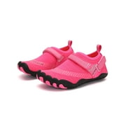 Ritualay Mens Womens Water Shoes Swim Shoes Aqua Shoes Barefoot Quick-Dry Beach Surf Water Sports Shoes Rose Red 7