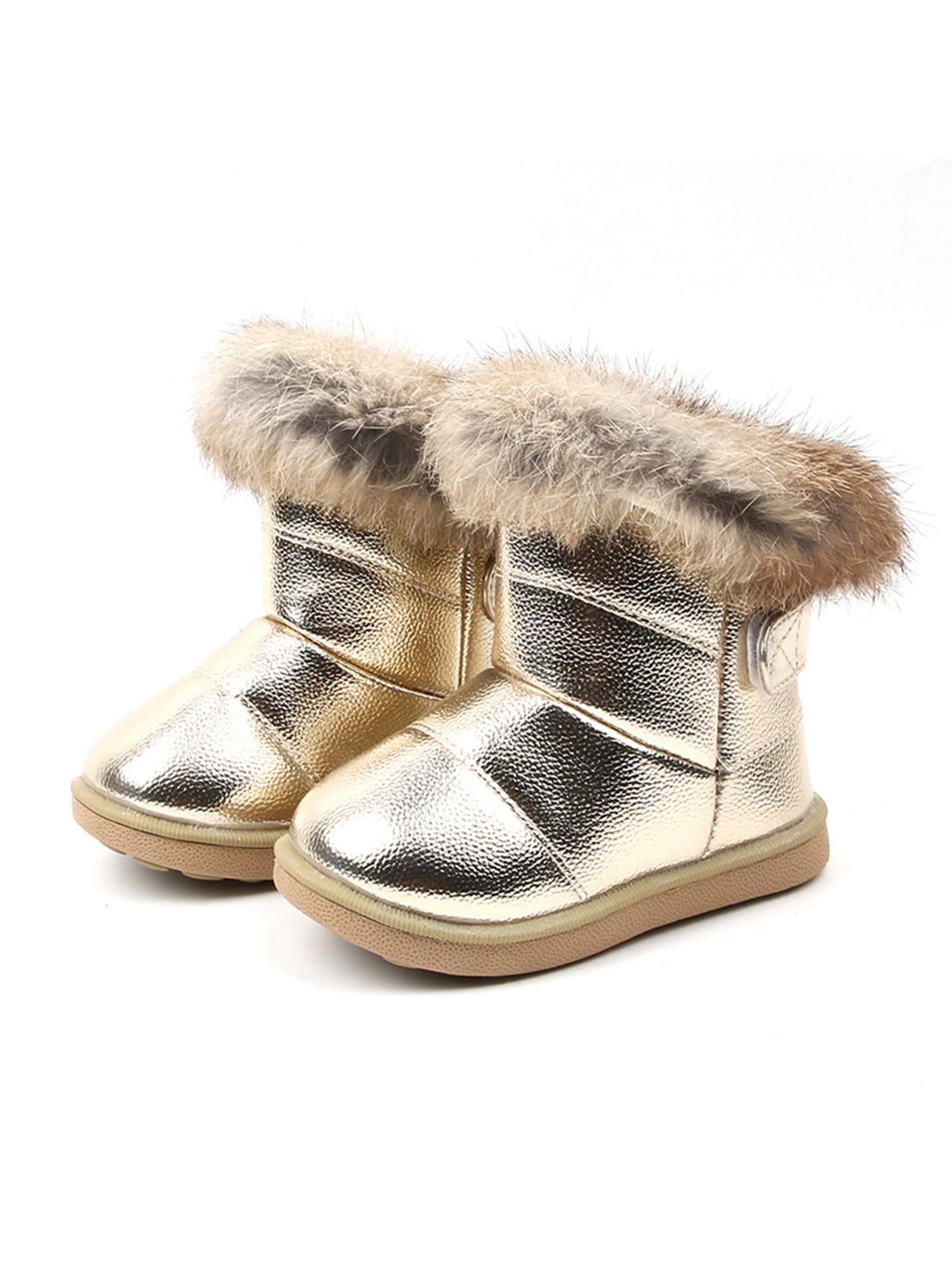 Infant discount gold boots