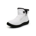 thumbnail image 1 of Ritualay Womens Boots Winter Warm Snow Wide Casual Comfortable Ankle Booties  White 8.5, 1 of 2