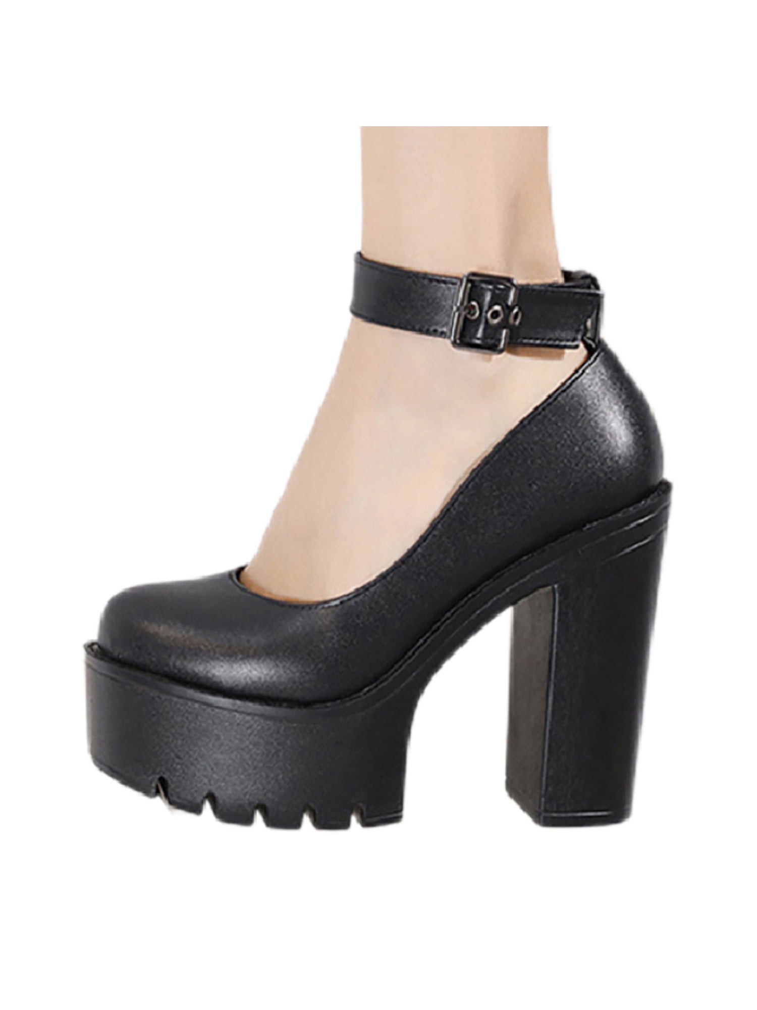 MK Michael Kors Black Suede Haven Ankle Strap Platform Pumps Heels 8 | Platform  pumps heels, Heels, Michael kors black
