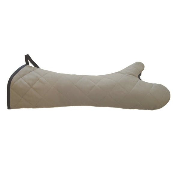 Ritz 2PX24ELBETF-2 duraSERV Extra-Long Beige 24 Oven Mitt - Pair"