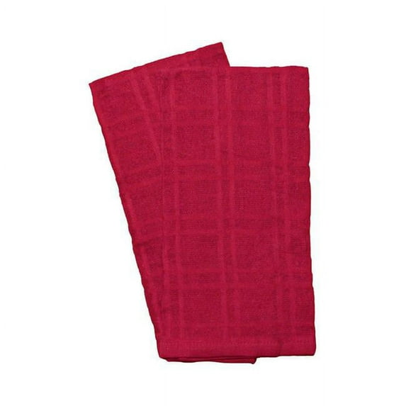Ritz 6667810 Paprika Cotton Kitchen Towel, 2 per Pack - Pack of 3
