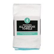TOWEL MICRO WHT Pack of 6